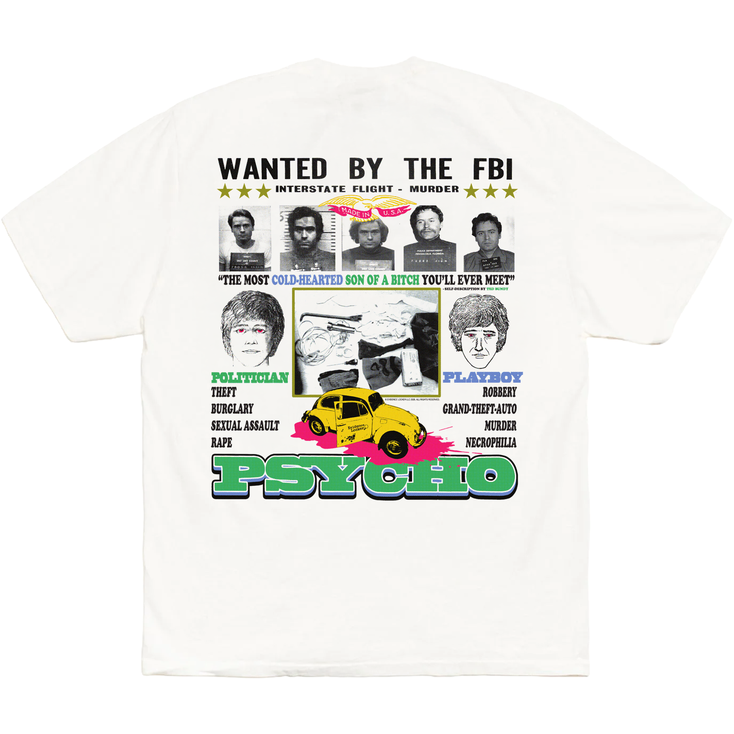 Ted Bundy All American Boy Tee
