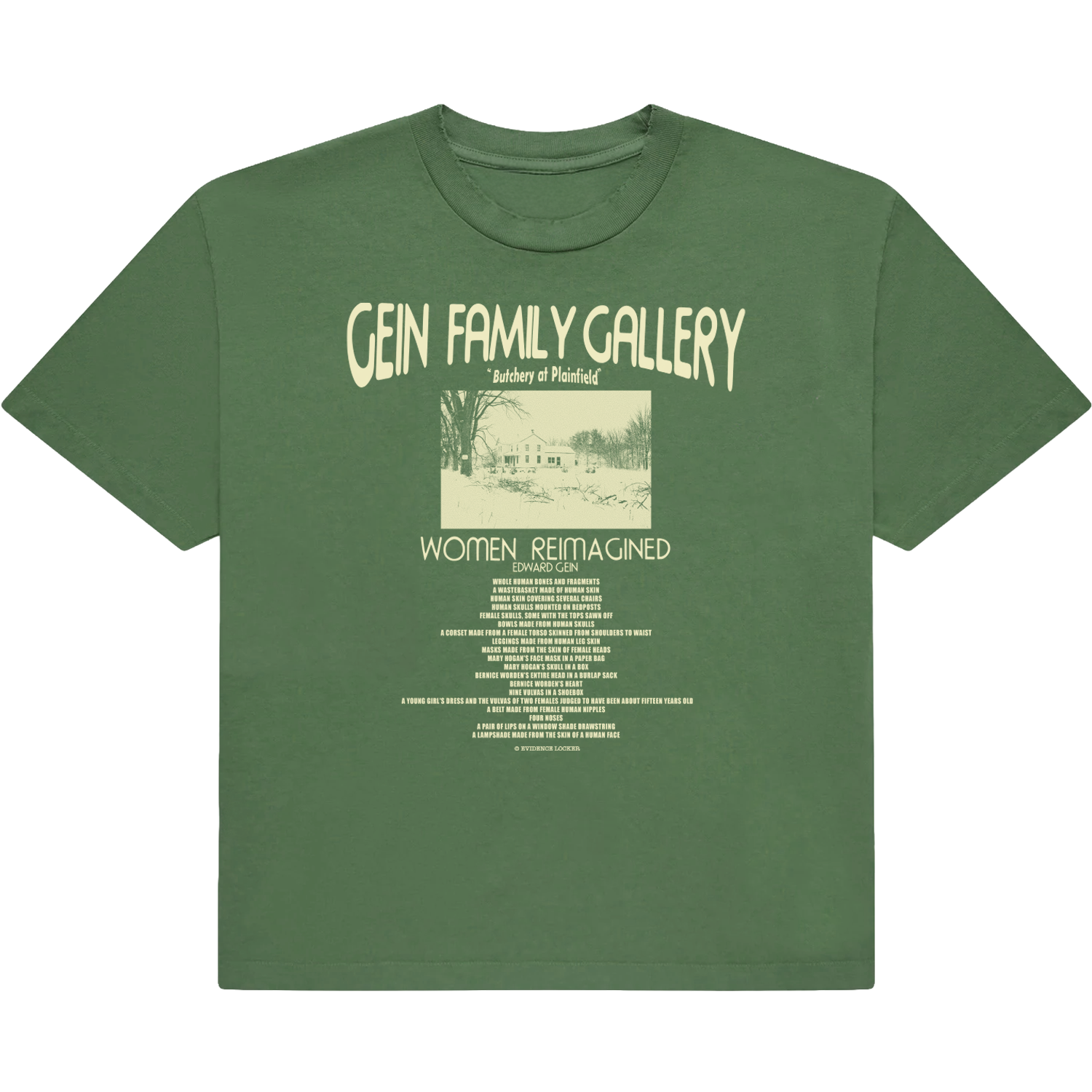 Ed Gein Family Gallery Tee