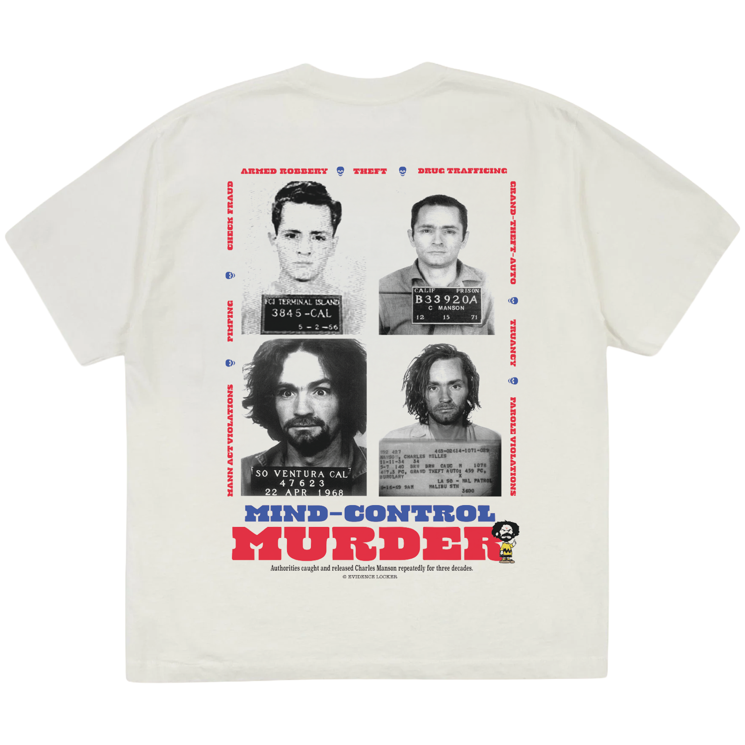 Charles Manson Saint Charlie Tee