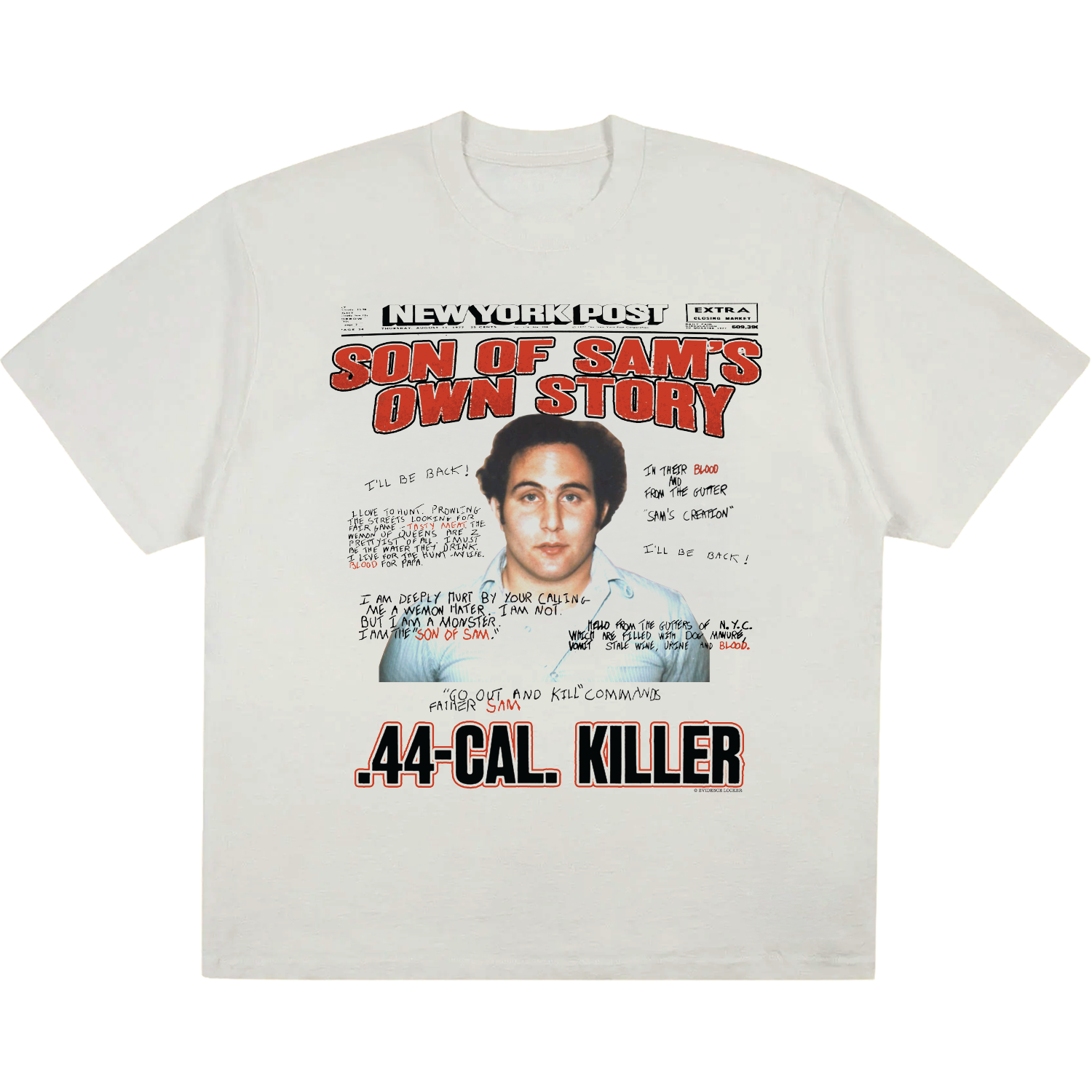 David Berkowitz Son of Sam Tee