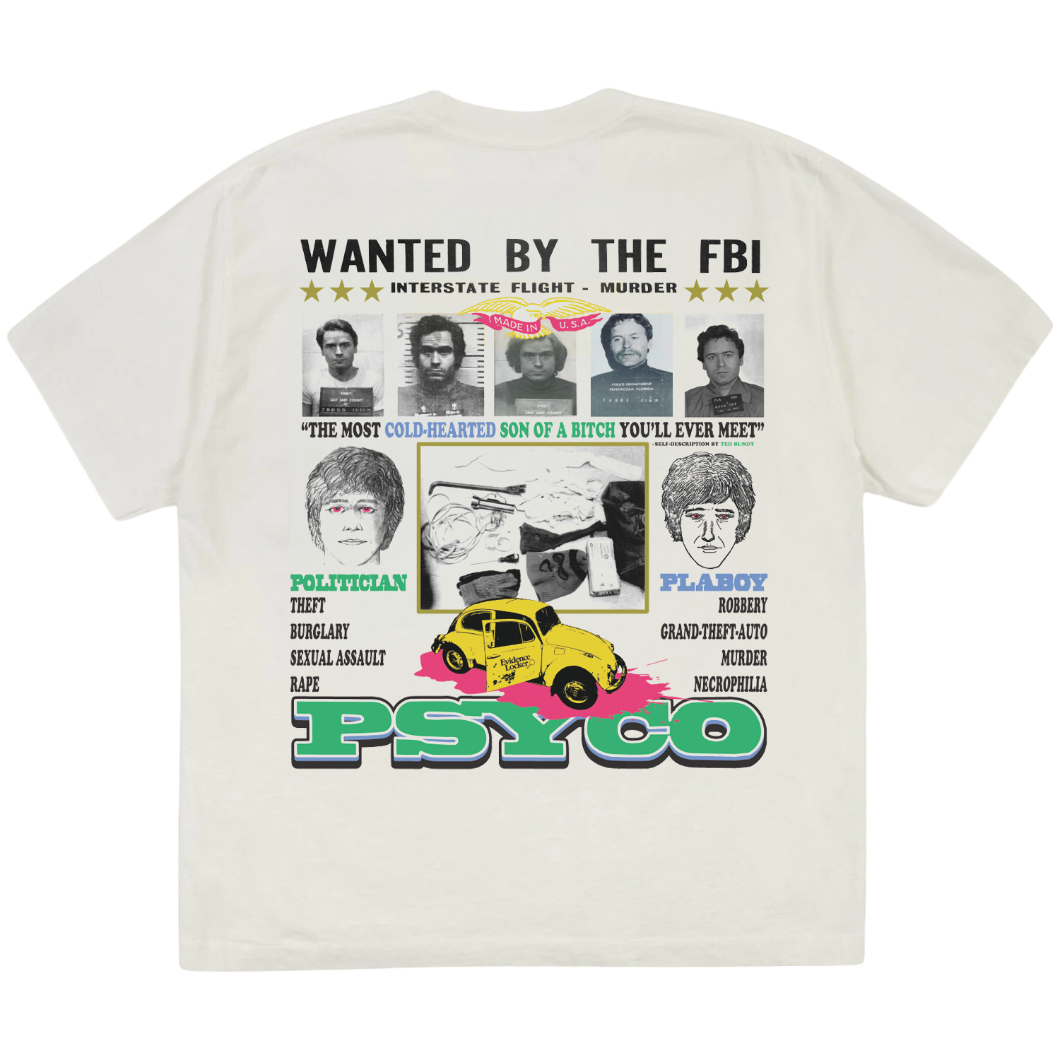 Ted Bundy All American Boy Tee